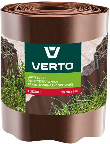 Verto Gardă Vie De Grădină Din Plastic Maro 20cm x 9m