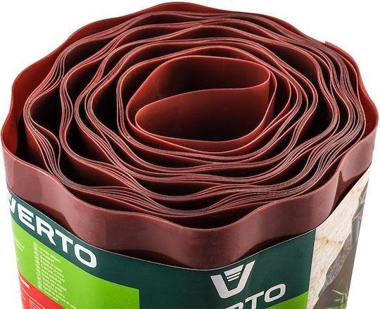 Verto Gardă Vie De Grădină Din Plastic Maro 20cm x 9m