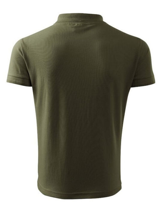 Malfini Pique Men's Short Sleeve Promotional T-Shirt Military