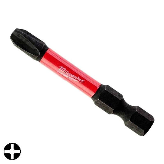 Milwaukee Schraubendreher-Bit Kreuz mit Größe PH3 Shockwave