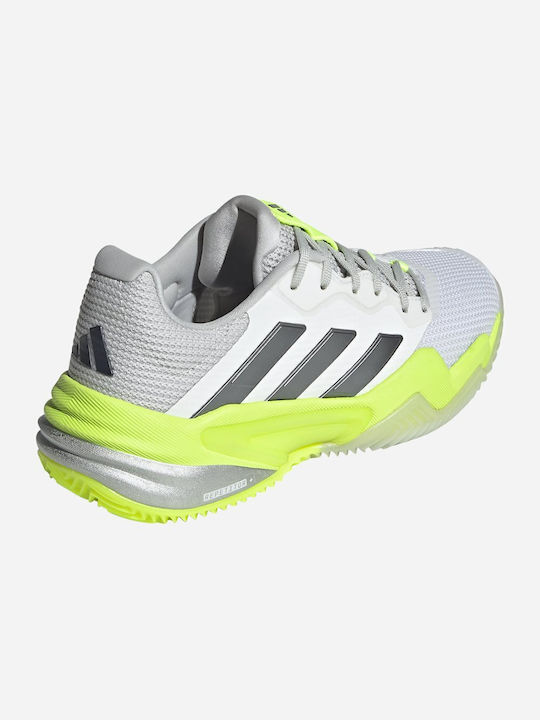 adidas Barricade 13 Tennisschuhe Tongelände Weiß