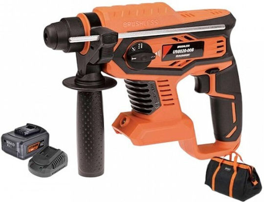 Krausmann Impact Demolition Hammer Battery Brushless 20V Solo with Chuck SDS Plus U98020-14B