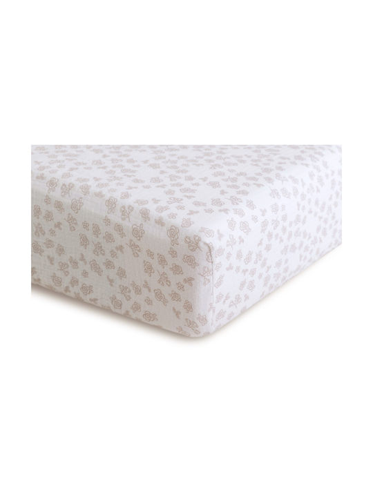 Matex Baby Bettlaken Für Krippe Baumwolle Angepasst Rosa 60x120cm