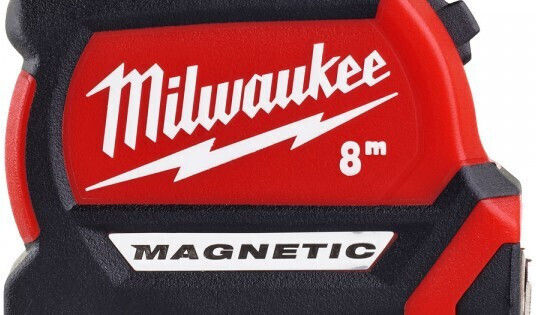 Milwaukee Μετροταινία με Αυτόματη Επαναφορά και Μαγνήτη 27mm x 8m