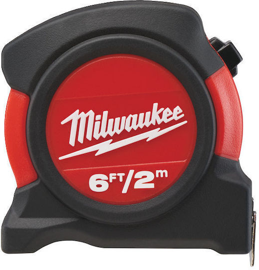 Milwaukee Tape Measure with Auto-Rewind and Magnet 2m