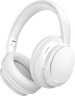 Platinet PHB086W Безжични Bluetooth Over Ear Слушалки с 10 часа Работа и Бързо Зареждане Бели