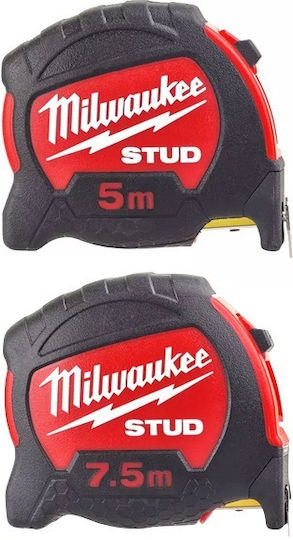 Milwaukee Stud Tape Measure with Auto-Rewind 27mm x 7.5m