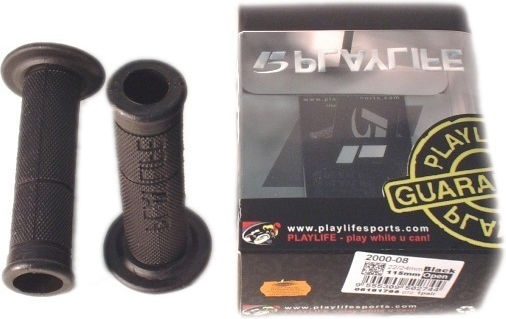 Playlife Motorcycle Grips in Black Colour