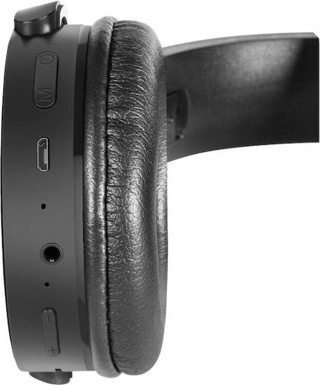 Defender Безжични Bluetooth On Ear Слушалки с Радио с 5 часа Работа Черни