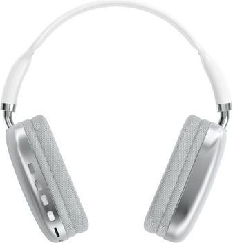 Celebrat A35 Wireless / Wired Over Ear Headphones with 10 hours of Operation White