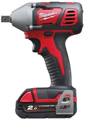 Milwaukee M18 BIW12-402C Μπουλονόκλειδο Μπαταρίας 18V 2x4Ah με Υποδοχή 1/2"