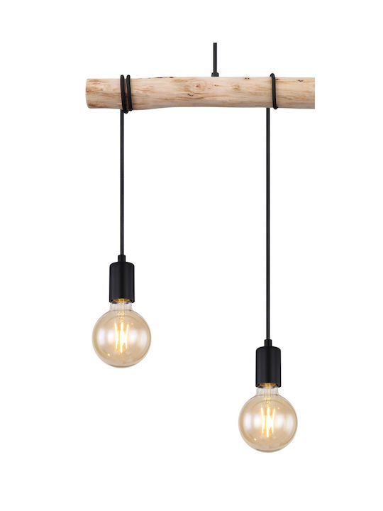 Globo Lighting Gregor Hängelampe Beige Schiene mit Fassung E27 60x5x120cm.