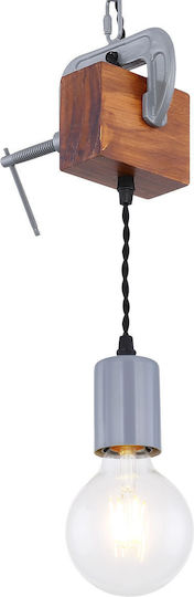 Globo Lighting Ludi Hängelampe Bronze mit Fassung E27 14x10x120cm.