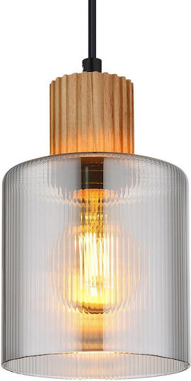 Globo Lighting Висящо Осветително Тяло Черен с Цокъл E27 12x12x120см.