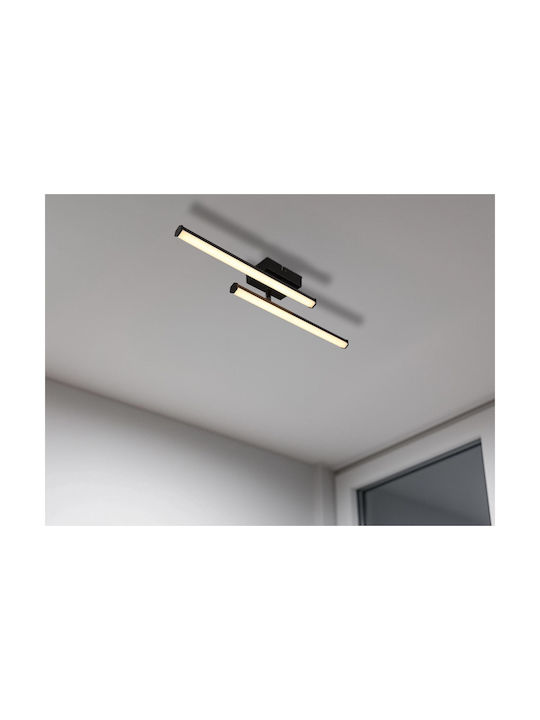 Globo Lighting Plafonieră de Tavan 50buc Neagră cu LED Integrat