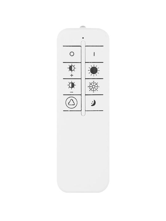 Globo Lighting Chessy Plafonieră de Tavan 40buc Neagră cu LED Integrat și Telecomandă