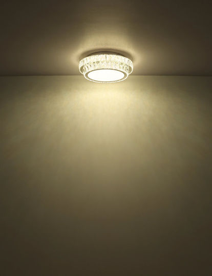Globo Lighting Таванно осветление Прозрачна с Вграден LED и Дистанционно Управление