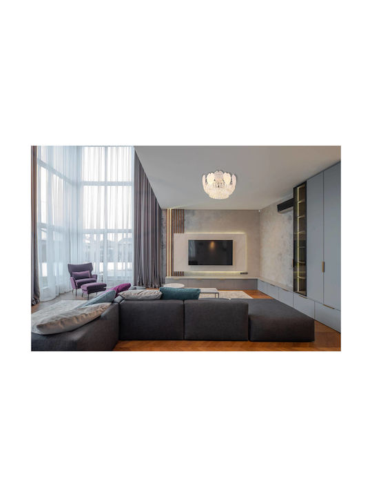 Globo Lighting Ceiling Mount Light Transparent with Socket E14