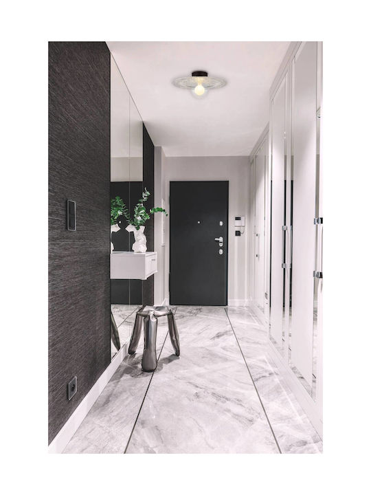 Globo Lighting Deckenleuchte 33cm Schwarze mit G9 Lampenbirnensockel