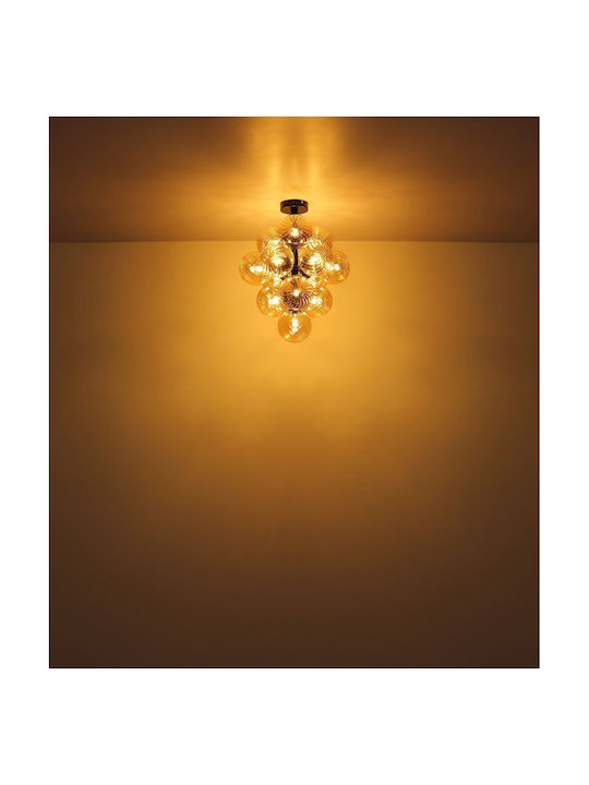 Globo Lighting Таванно Осветително Тяло 39.5см Черно с Цокъл G9