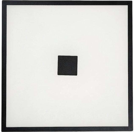 Rabalux Ceiling Mount Light Bathroom Black with Integrated LED