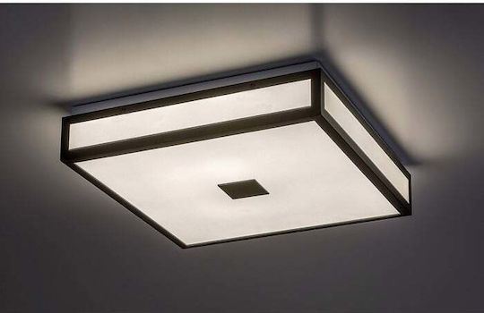 Rabalux Ceiling Mount Light Bathroom Black with Integrated LED