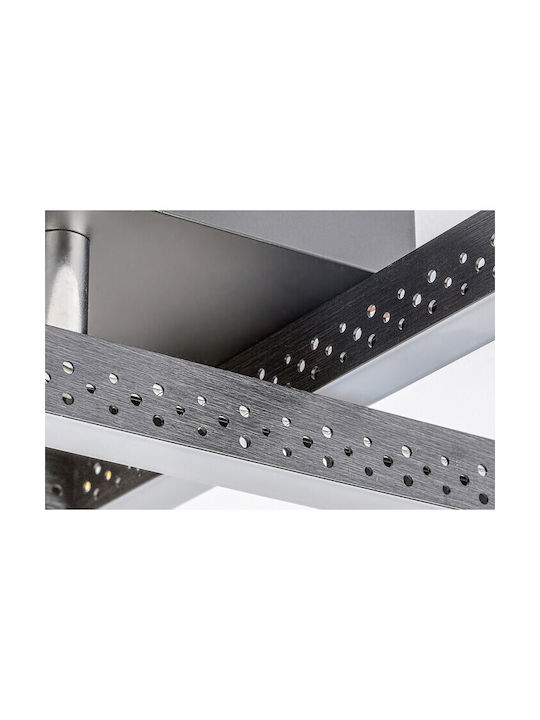 Rabalux Casimir Ceiling Mount Light 62.5cm Black with Integrated LED