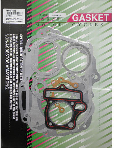 Lifan Motorcycle Gaskets Accessories Complete Gaskets 53.5mm 10pcs Blade 125R / XGJ125Q-16C 154-13-31250