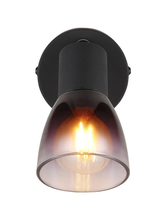 Globo Lighting Μονό Σποτ με Ντουί E14 σε Μαύρο Χρώμα