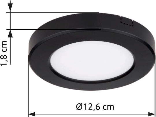 Globo Lighting Lasse Monos LED Alb Rece Spot în Culoare Negru