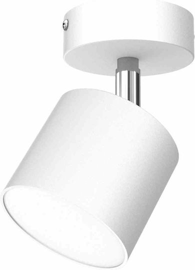 Eko Light Dixie Einzel Spot mit Fassung null in Weiß Farbe