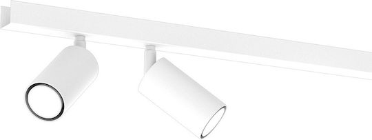 Eko Light Hudson Spot mit 4 Lichtern und mit Fassung GU10 in Weiß Farbe