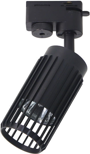 Eko Light Μονό Σποτ με Ντουί GU10 σε Μαύρο Χρώμα