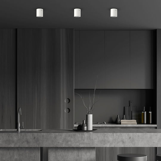 Eko Light Единично Спот с Цокъл E27 в Бял Цвят