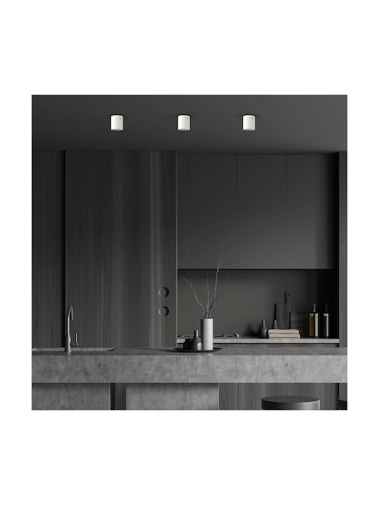 Eko Light Μονό Σποτ με Ντουί E27 σε Λευκό Χρώμα