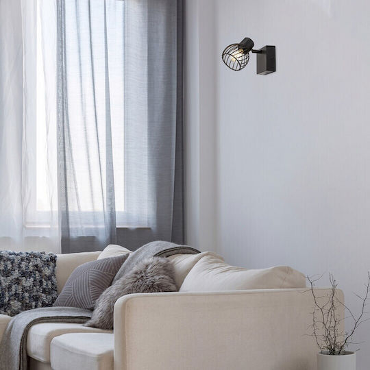Rabalux Μονό LED Θερμό Λευκό Σποτ με Ντουί E14 σε Μαύρο Χρώμα