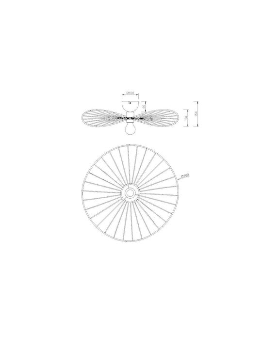 Trio Lighting Μονό Σποτ με Ντουί E27 σε Μαύρο Χρώμα