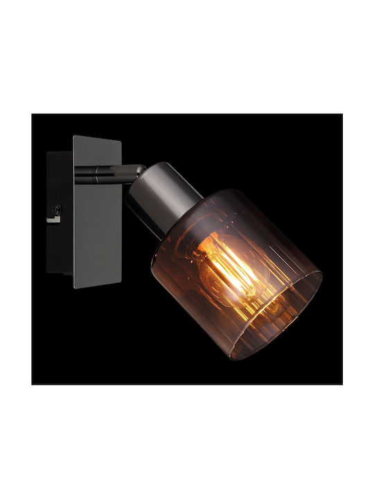 Globo Lighting Φωτιστικό Τοίχου με Ντουί E14 και Διακόπτη Χάλκινο 8x16εκ.