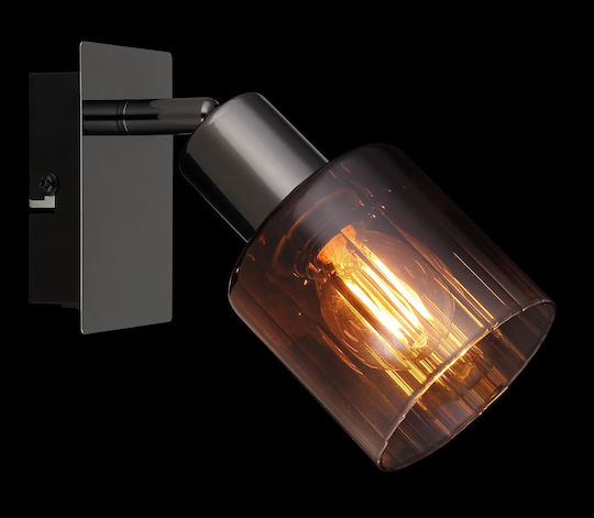 Globo Lighting Осветително тяло За стена с фасунга E14 и ключ Меден 8x16см.