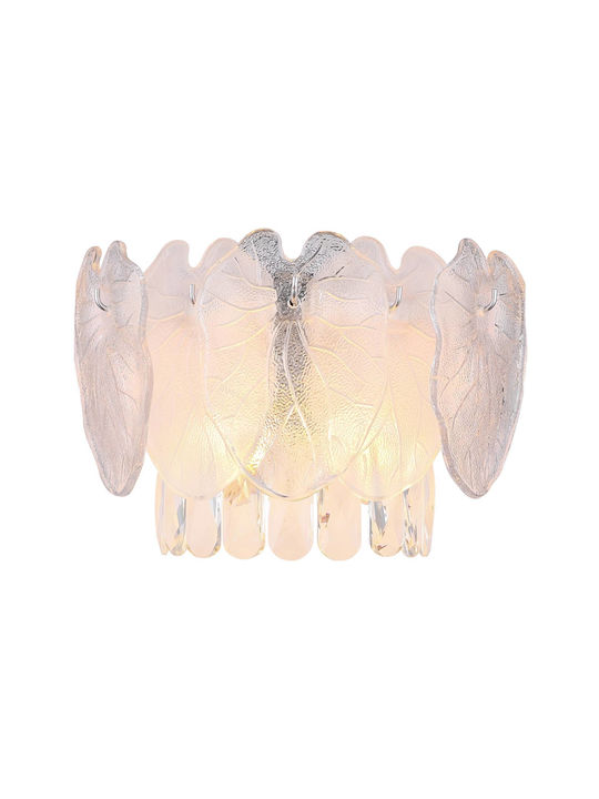 Globo Lighting Φωτιστικό Τοίχου Διάφανο 31.5x20.8εκ. Globo Lighting Φωτιστικό Τοίχου Διάφανο 31.5x20.8εκ.