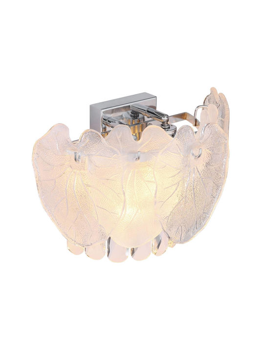 Globo Lighting Осветително тяло За стена с фасунга E14 Прозрачен 31.5x20.8см.