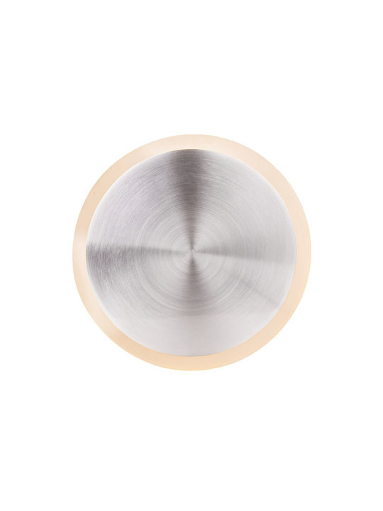Globo Lighting Lamp Wall LED Silver 13cm Globo Lighting Lamp Wall LED Silver 13cm