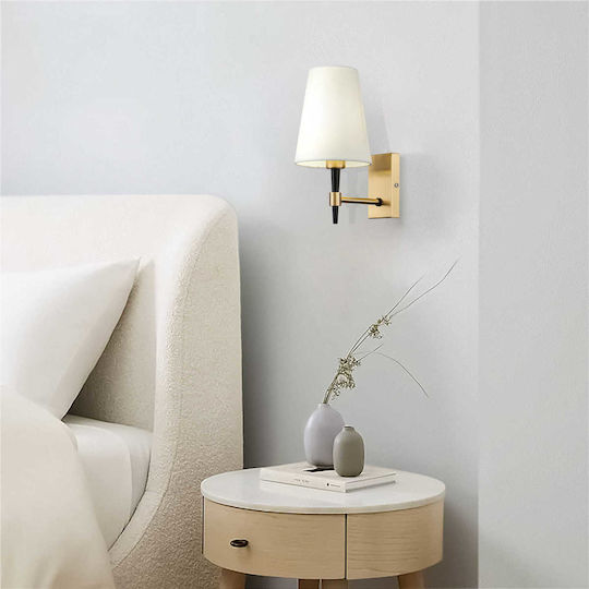 Maytoni Zaragoza Classic Lamp Wall with Socket E14 Gold 14x19x14cm