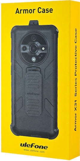 Ulefone Back Cover Πλαστικό Μαύρο (ULEFONE Armor X31)