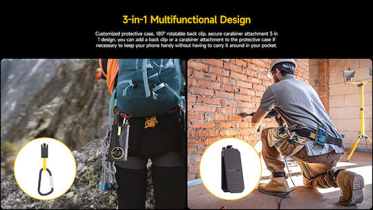 Ulefone Back Cover Πλαστικό Μαύρο (ULEFONE Armor X31)
