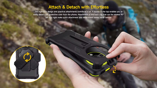 Ulefone Back Cover Πλαστικό Μαύρο (ULEFONE Armor X31)
