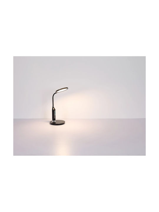 Globo Lighting LED Φωτιστικό Γραφείου με Εύκαμπτο Βραχίονα σε Μαύρο Χρώμα