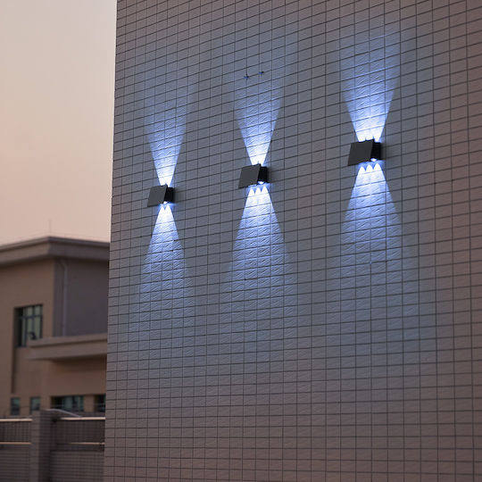 Eko Light Wall Mounted Solar Light 4W 50lm with Cold White Light 6000K IP54