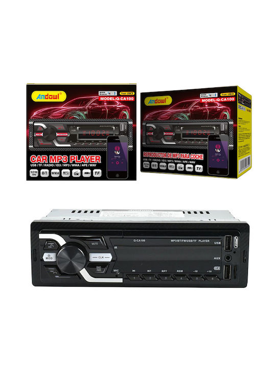 Andowl Ηχοσύστημα Αυτοκινήτου 1DIN (Bluetooth/USB)