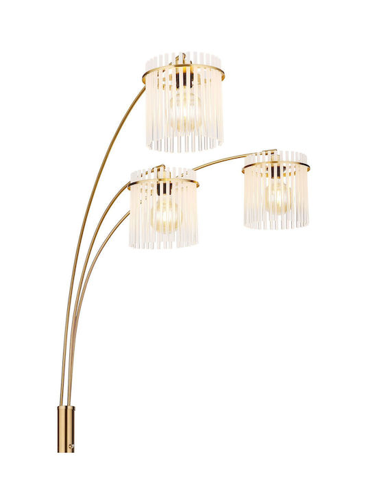 Globo Lighting Lampă de Podea Î180cm. Auriu Globo Lighting Lampă de Podea Î180cm. Auriu
